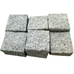 white cobbles